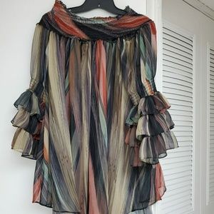 Women's tunic dress off shoulder